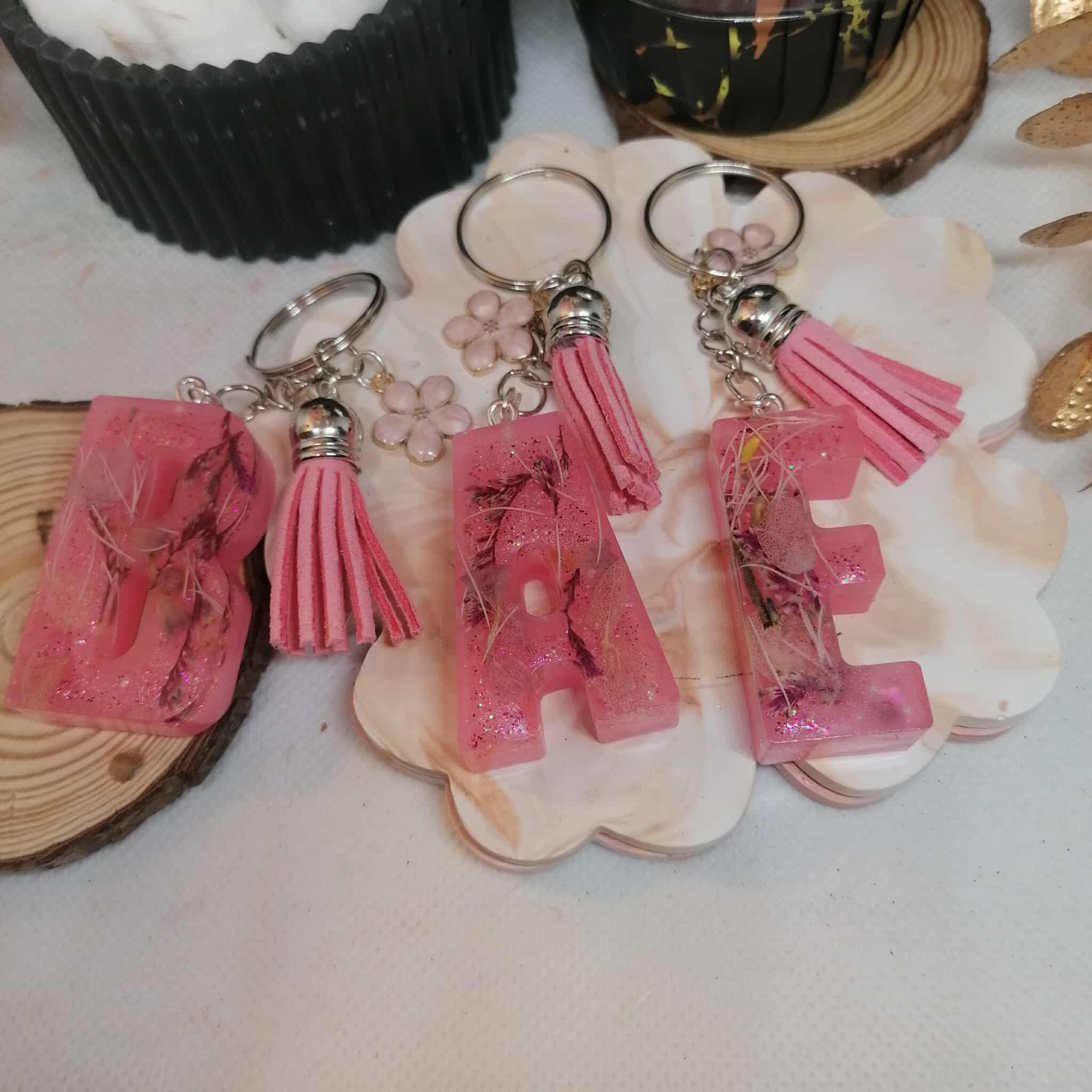 Porte-clé "lettre"