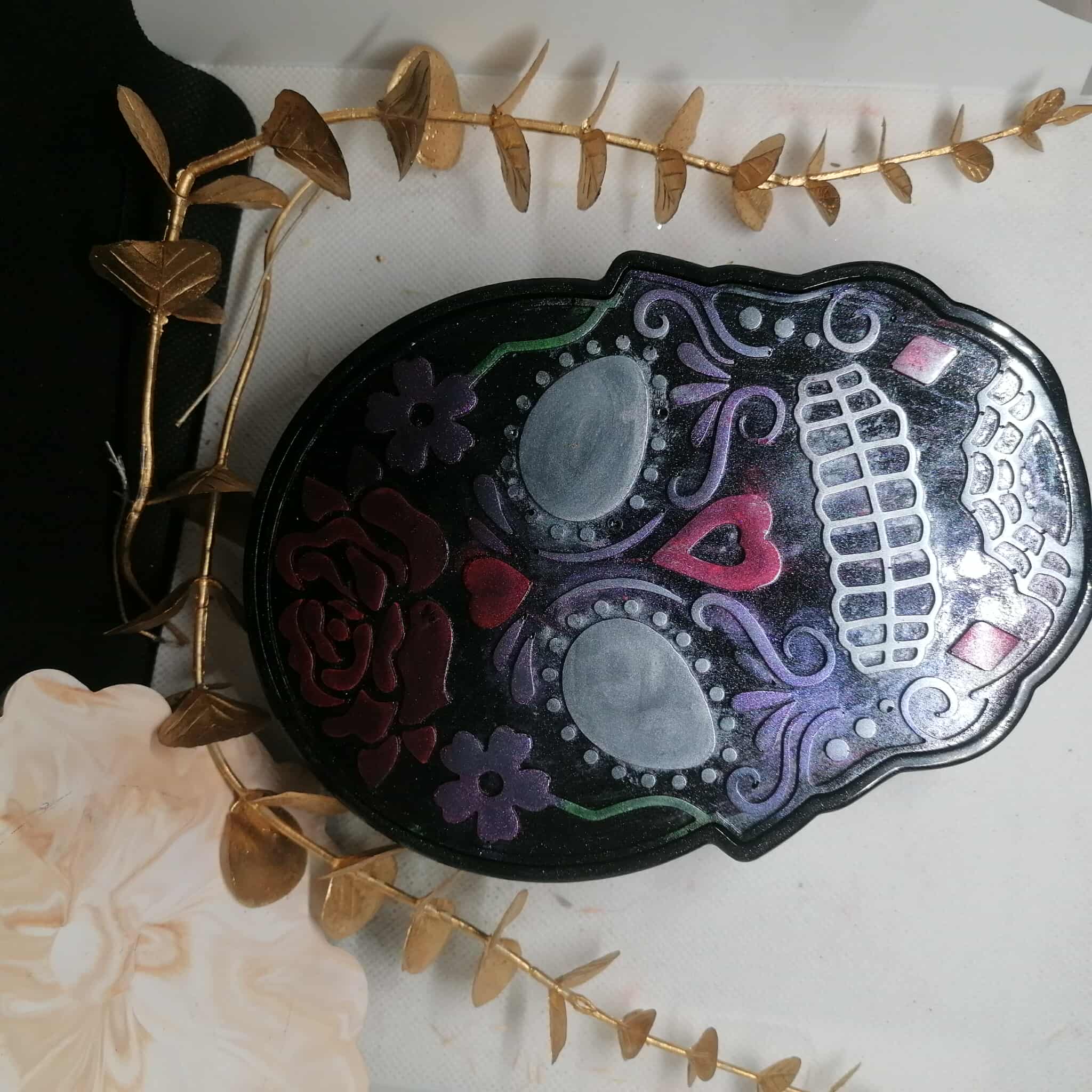 Boîte avec couvercle " Día de Muertos"