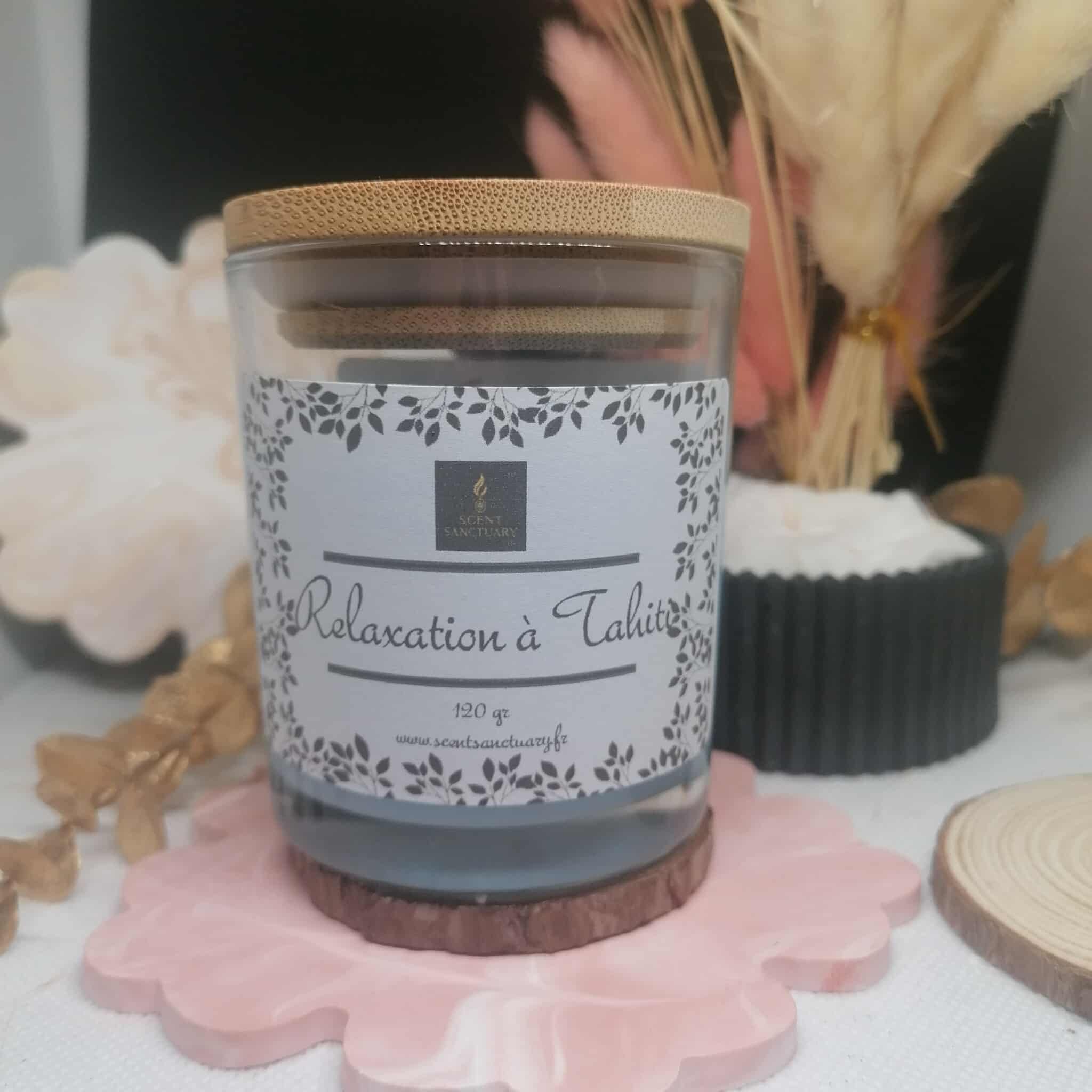 Bougie " Relaxation à Tahiti"