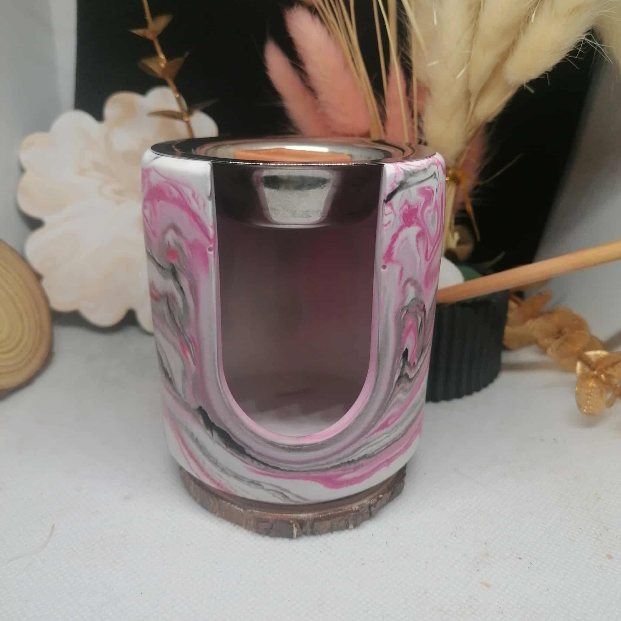 Brûle parfum " Marbré"