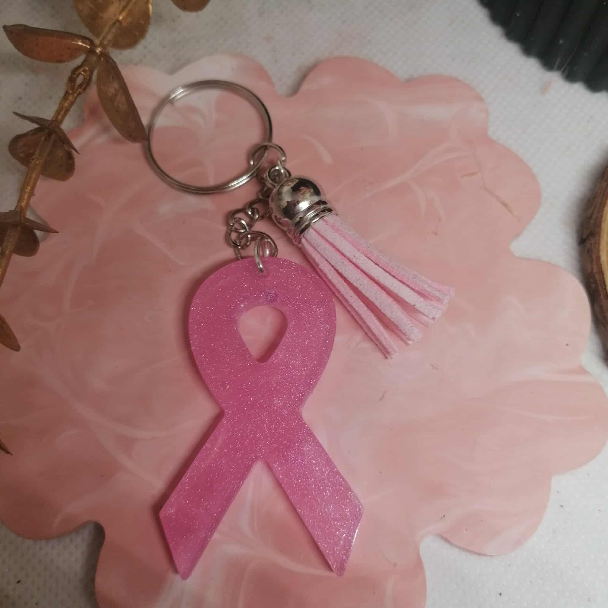 Porte-clé "Octobre rose"