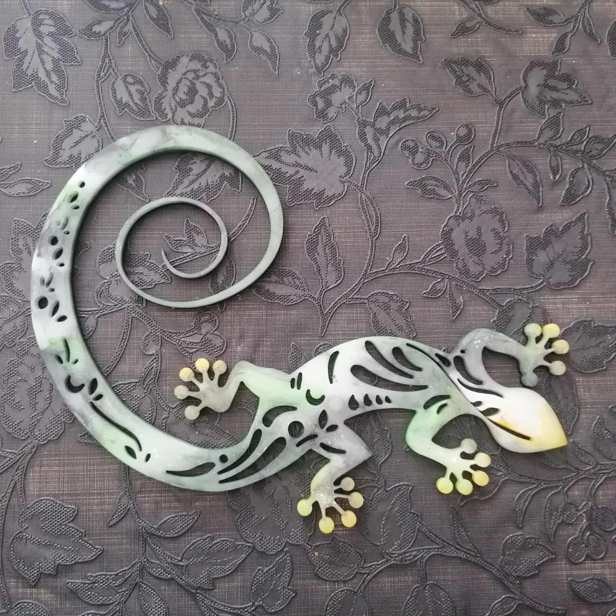 Décoration murale " salamandre"