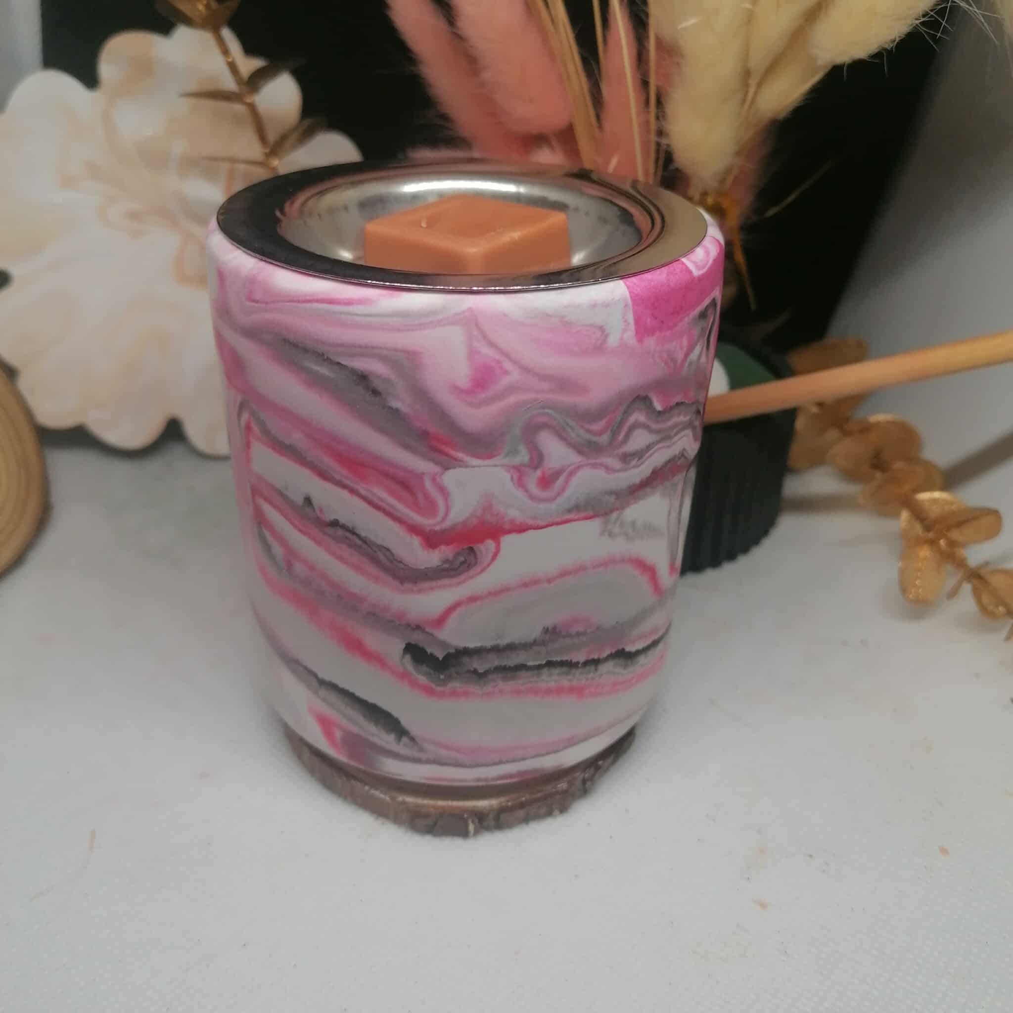 Brûle parfum " Marbré"